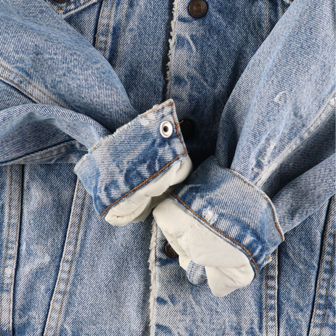 80'S Levi's denim fleece jacket made in USA, men's S, vintage / eaa370718