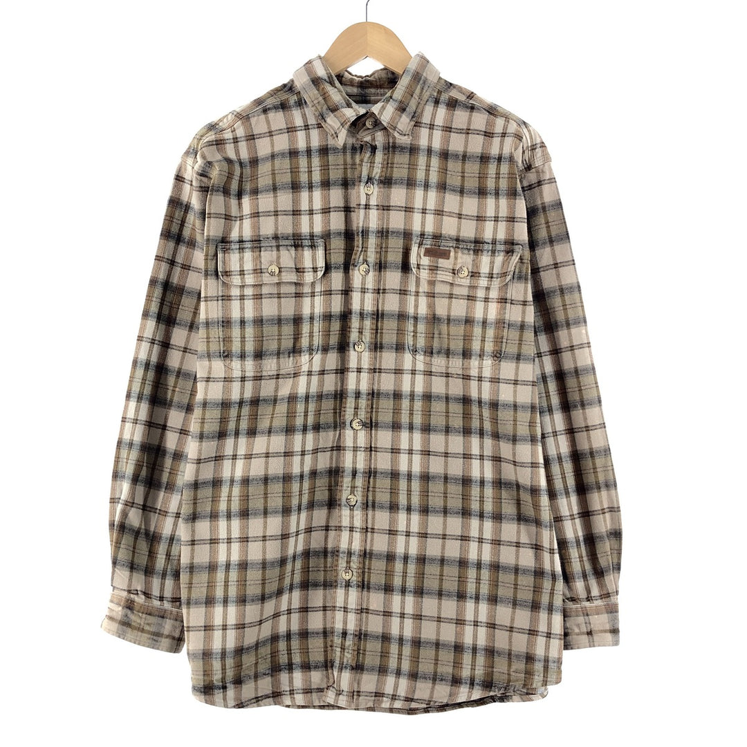 Carhartt Check Pattern Long Sleeve Heavy Flannel Shirt Men's XL /eaa370867