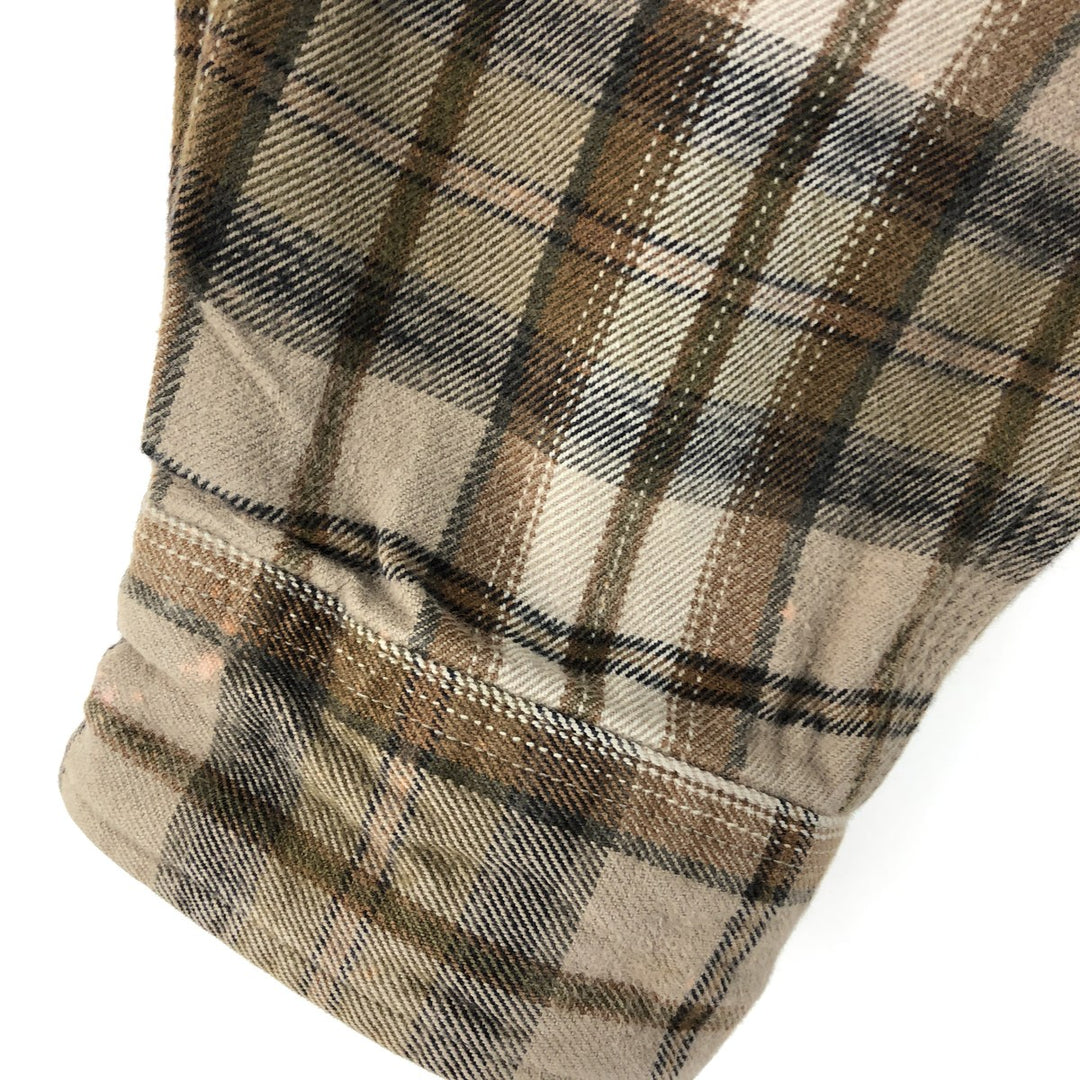 Carhartt Check Pattern Long Sleeve Heavy Flannel Shirt Men's XL /eaa370867