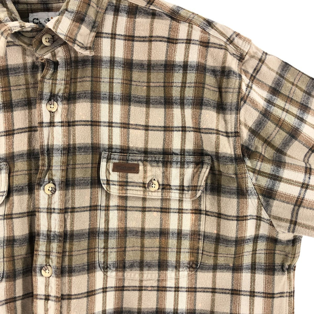 Carhartt Check Pattern Long Sleeve Heavy Flannel Shirt Men's XL /eaa370867