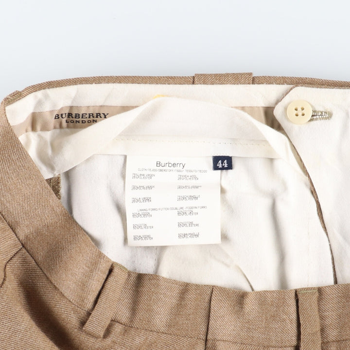 Burberry's LONDON One-tuck wool pants slacks for men w34 /eaa371325