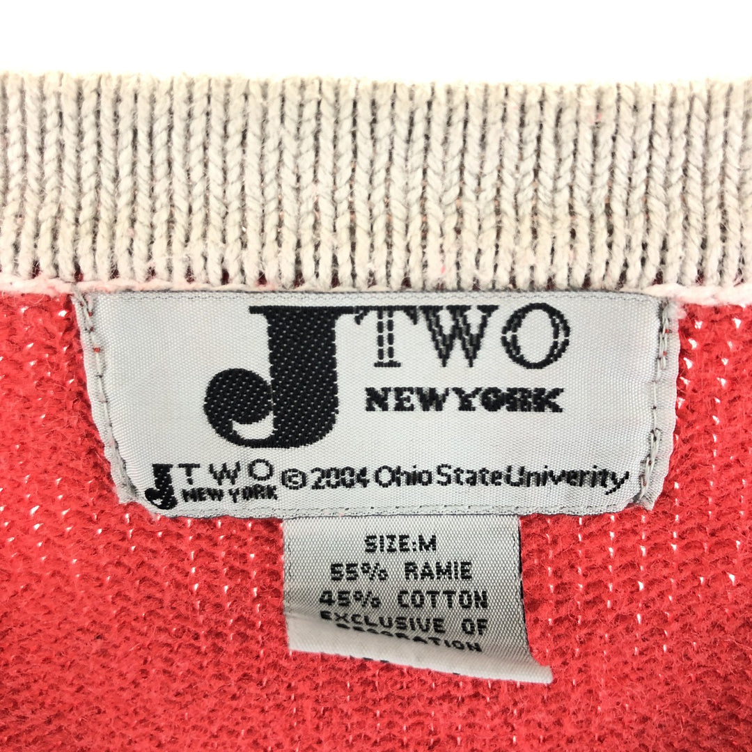 JTWO OHIO STATE BUCKEYES Ramie x Cotton Knit Cardigan Men's M /eaa371750