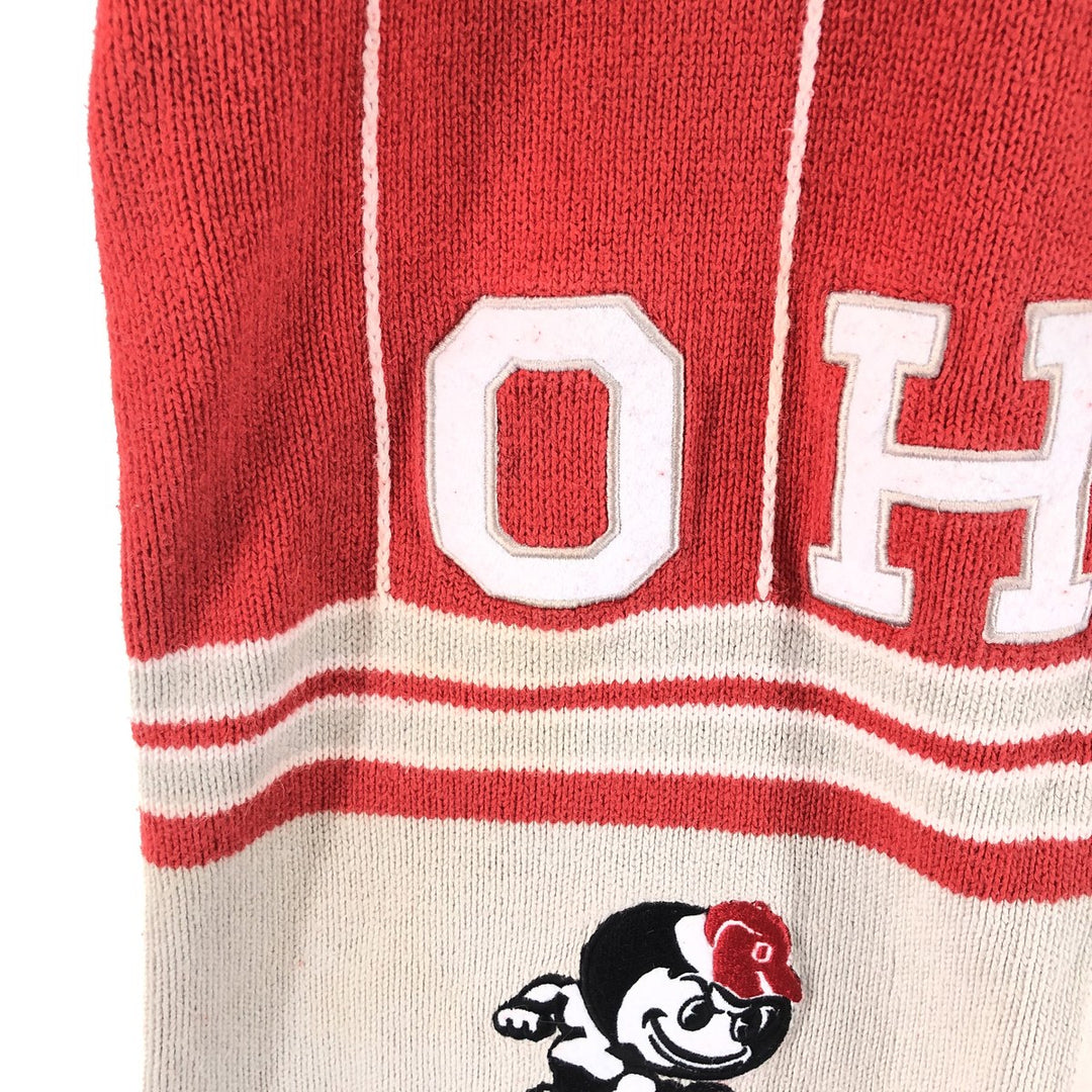 JTWO OHIO STATE BUCKEYES Ramie x Cotton Knit Cardigan Men's M /eaa371750