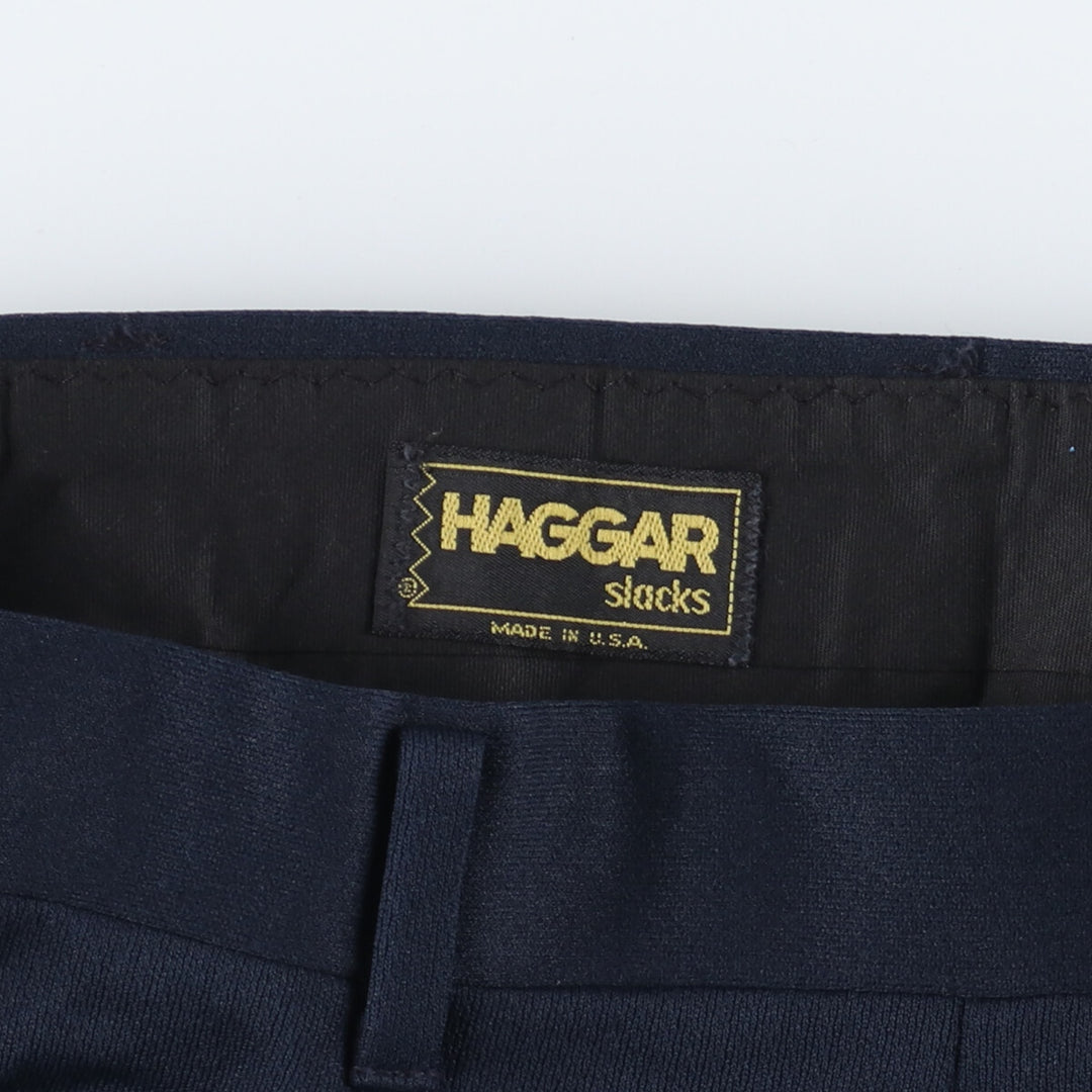 70s~80'S HAGGAR Slacks Pants Made in USA Men's W30 Vintage /eaa372020