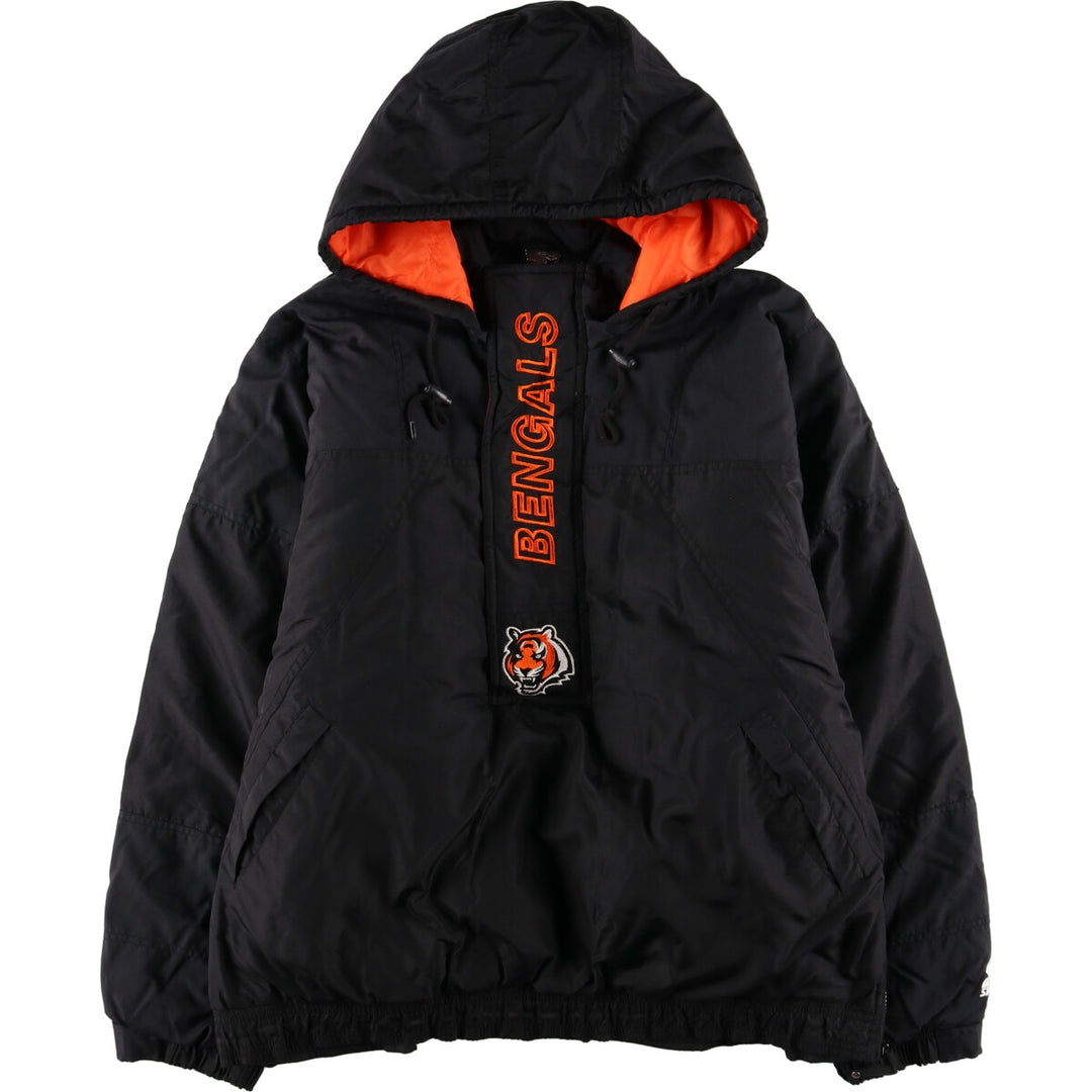 Starter NFL CINCINNATI BENGALS Cincinnati Bengals Hooded Padded Jacket Men's XL /eaa372172