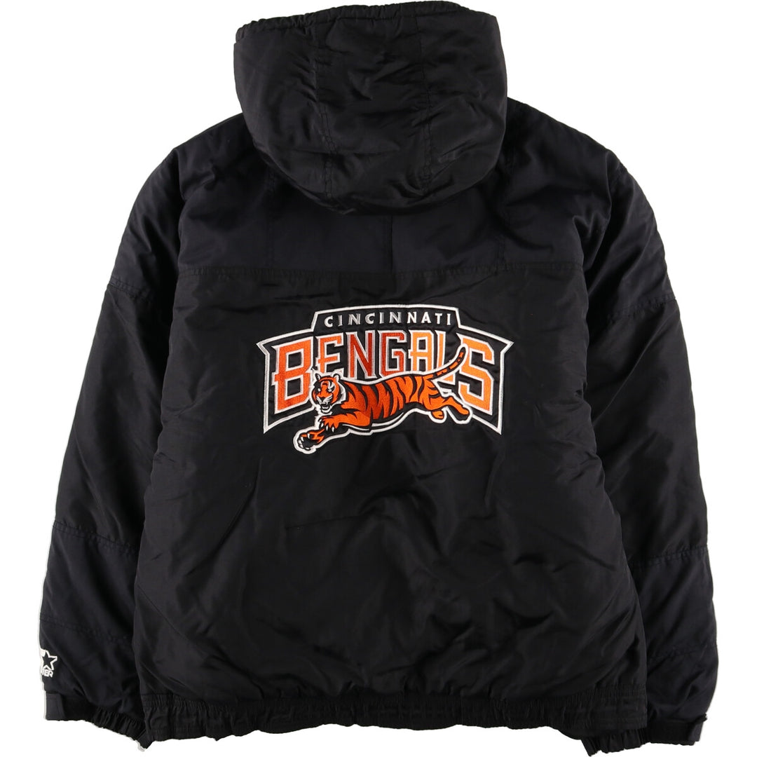 Starter NFL CINCINNATI BENGALS Cincinnati Bengals Hooded Padded Jacket Men's XL /eaa372172