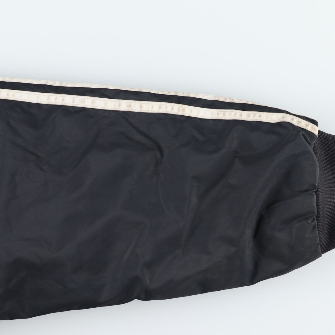 90'S Adidas Reversible Nylon x Fleece Hoodie Men's L Vintage /eaa372174