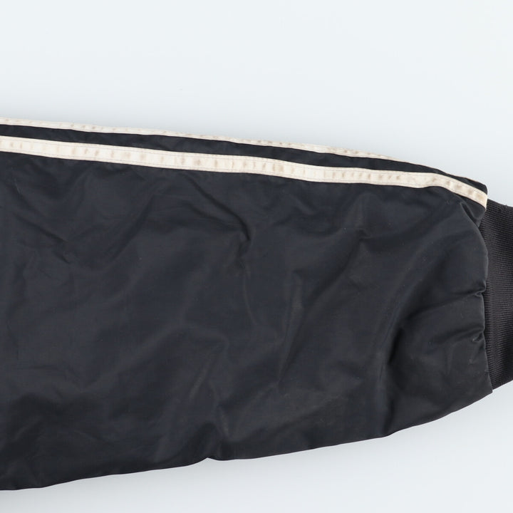 90'S Adidas Reversible Nylon x Fleece Hoodie Men's L Vintage /eaa372174