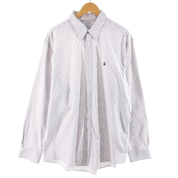 Brooks Brothers Est.1818 Long Sleeve Button-Down Striped Shirt Men's XL /eaa372567