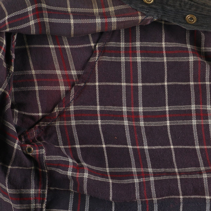 90'S Barbour BEAUFORT 3 Warrant Oiled Hunting Jacket Made in England C46 Men's XL /eaa372649