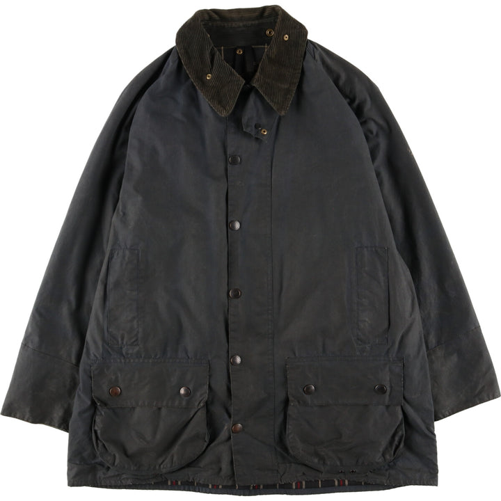 90'S Barbour Beaufort Old 3 Warrant Oiled Hunting Jacket Made in England C46 Men's XL Vintage /eaa372650