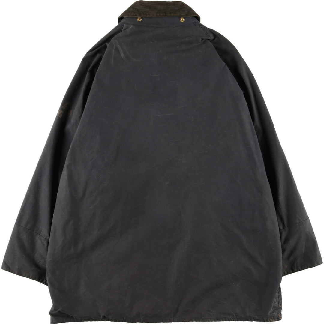 90'S Barbour Beaufort Old 3 Warrant Oiled Hunting Jacket Made in England C46 Men's XL Vintage /eaa372650