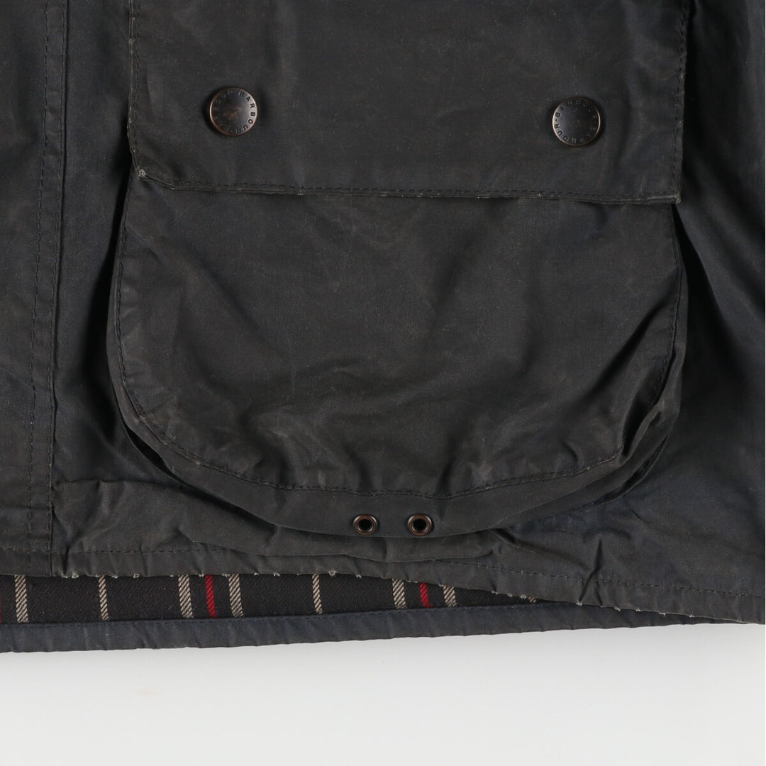 90'S Barbour Beaufort Old 3 Warrant Oiled Hunting Jacket Made in England C46 Men's XL Vintage /eaa372650