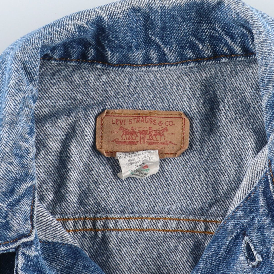 80'S Levi's 75505 0217 denim jacket, G-jacket, made in USA, men's S, vintage /eaa372671