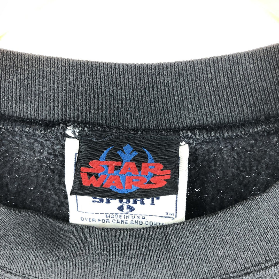 90'S Lee Star Wars Movie Character Sweatshirt, Made in USA, Men's L /eaa372776