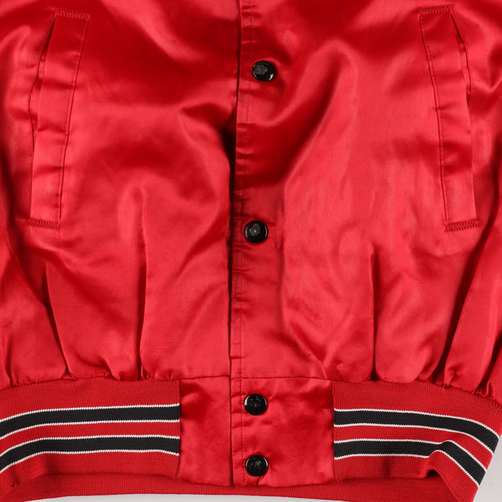 90'S NBA Chicago Bulls Nylon Stadium Jacket Award Jacket Varsity Jacket Men's S Vintage /eaa372889