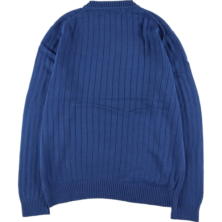 NAUTICA Ribbed Cotton Knit Sweater Men's L /eaa373042