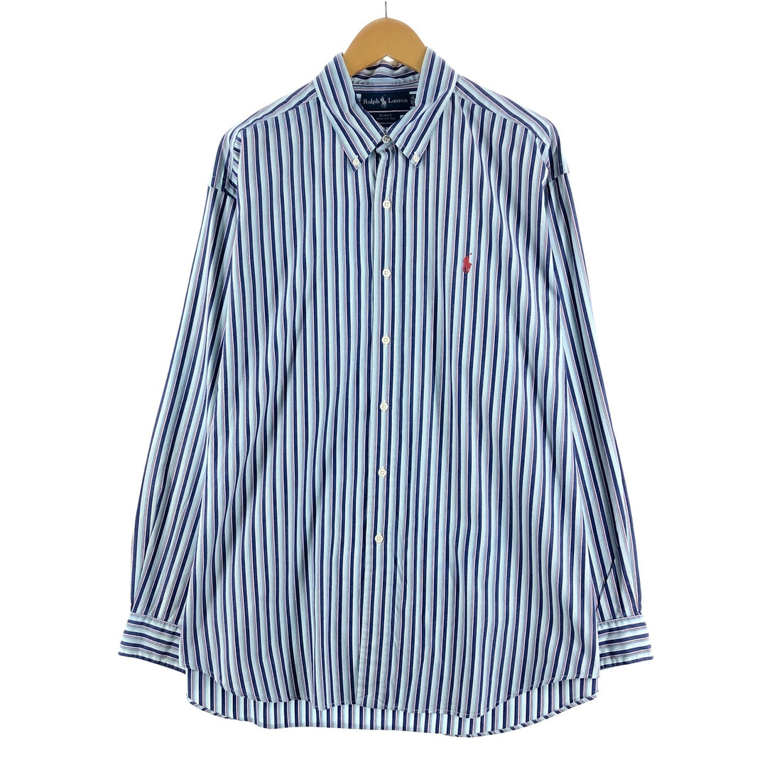 Ralph Lauren BLAKE long sleeve button down striped shirt men's XXL /eaa373145