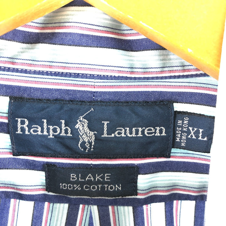 Ralph Lauren BLAKE long sleeve button down striped shirt men's XXL /eaa373145