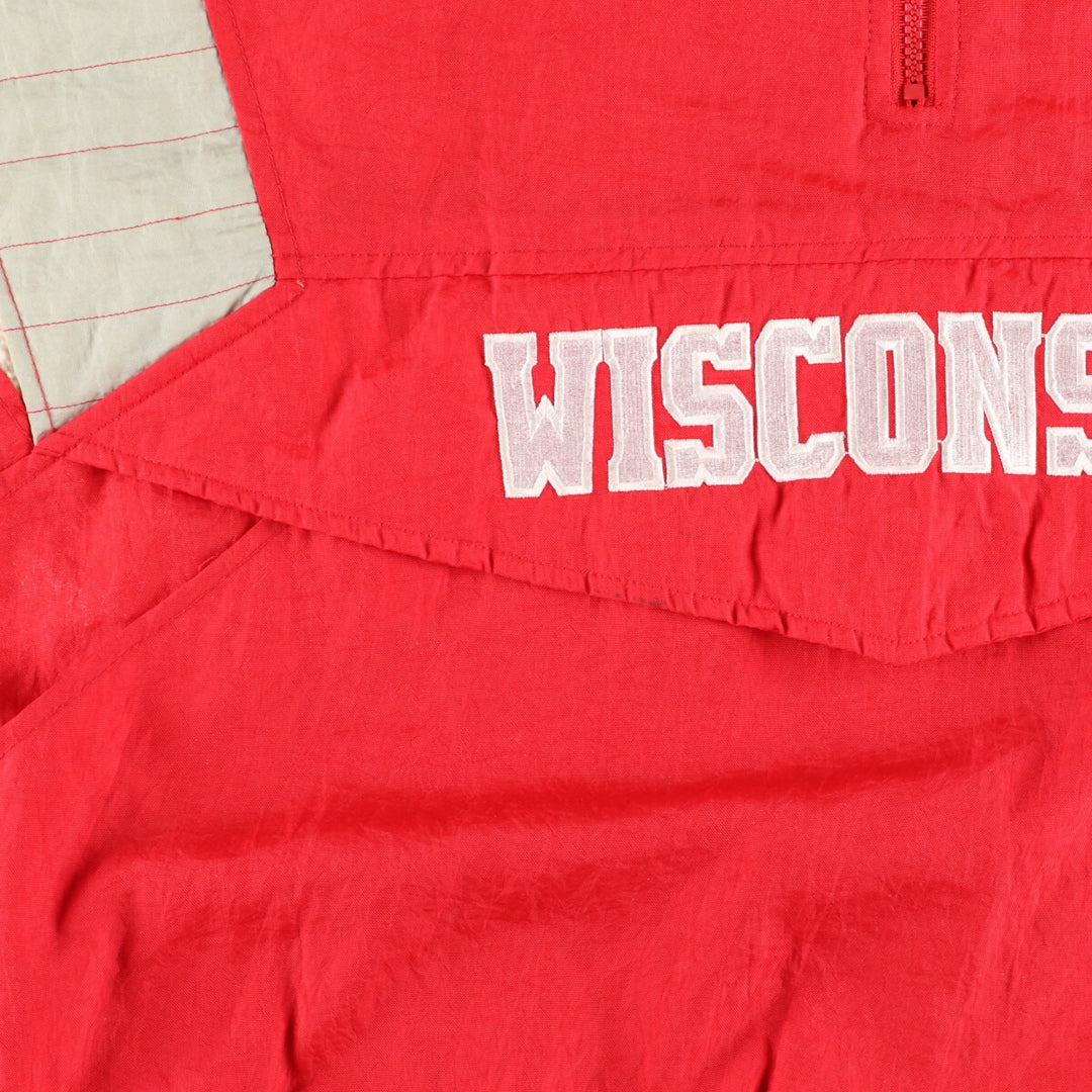 90'S Starter WISCONSIN College University of Wisconsin padded hoodie Men's XL /eaa373343