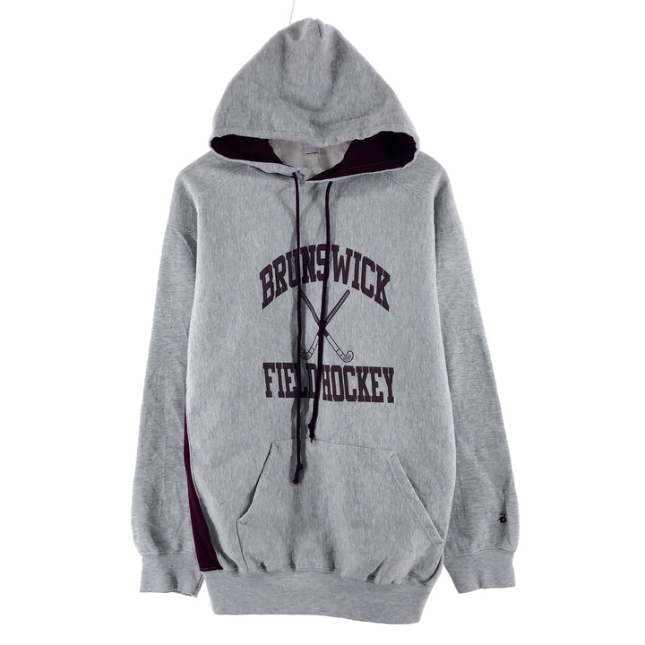 Badger sport 3-row print reverse weave type college sweatshirt pullover hoodie men's L /eaa373369