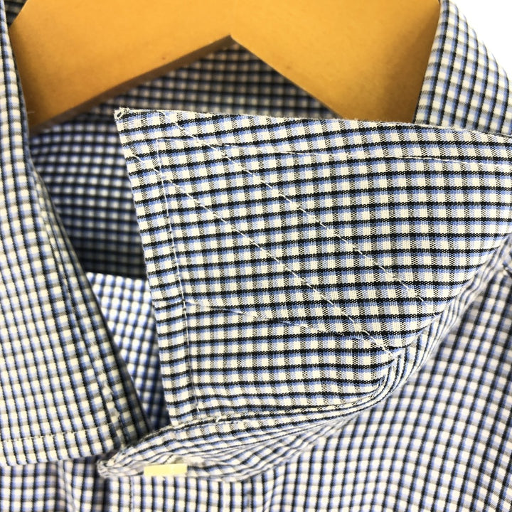 Brooks Brothers 1818 Check Pattern Long Sleeve Button-Down Check Shirt Men's L /eaa373621