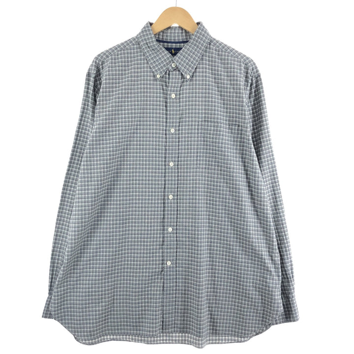 Ralph Lauren Long Sleeve Button Down Check Shirt Men's XXL /eaa373673