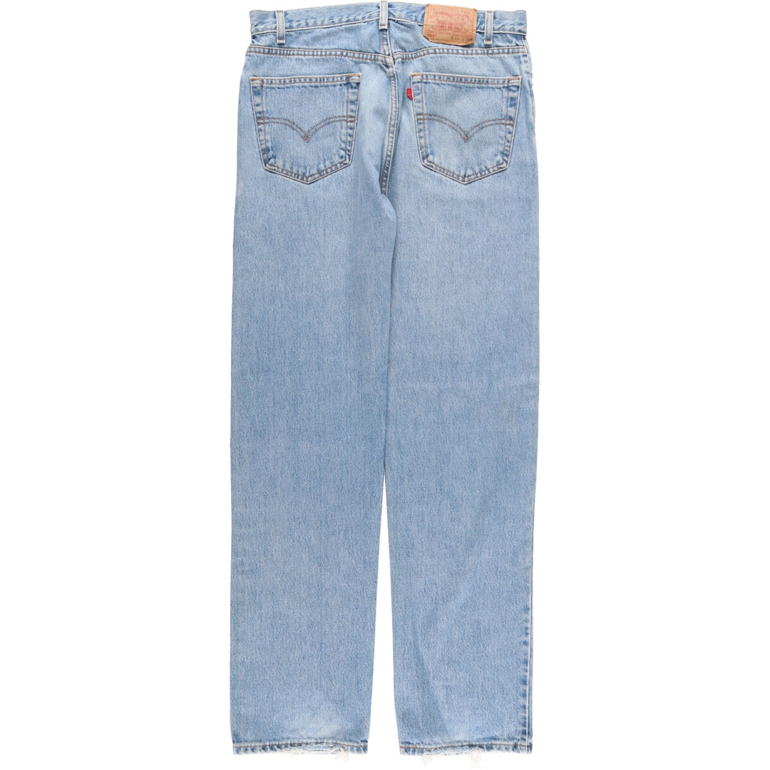 00'S Levi's 505 REGULAR FIT STRAIGHT LEG tapered jeans denim pants men's w34 / eaa373704