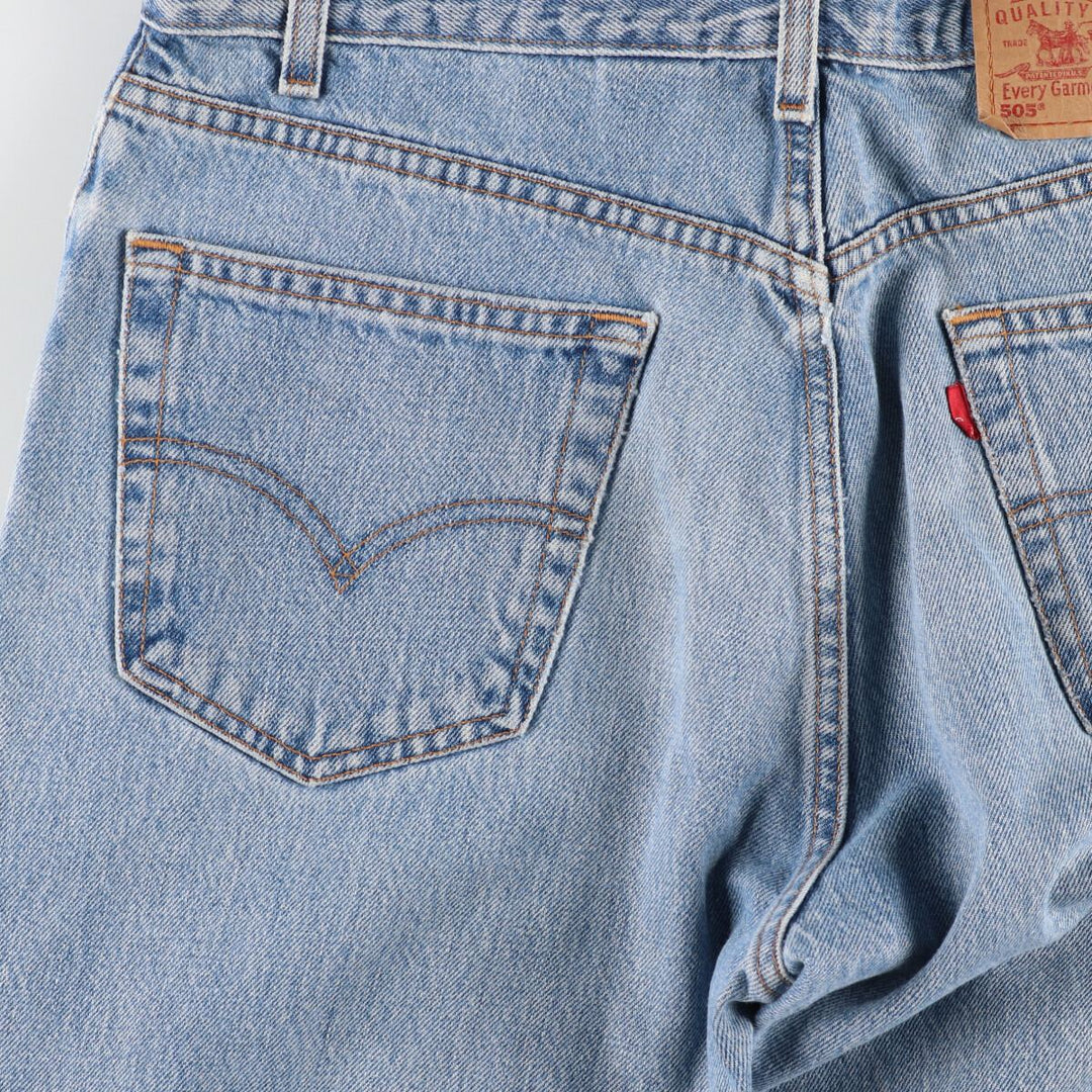 00'S Levi's 505 REGULAR FIT STRAIGHT LEG tapered jeans denim pants men's w34 / eaa373704