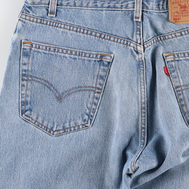 00'S Levi's 505 REGULAR FIT STRAIGHT LEG tapered jeans denim pants men's w34 / eaa373704