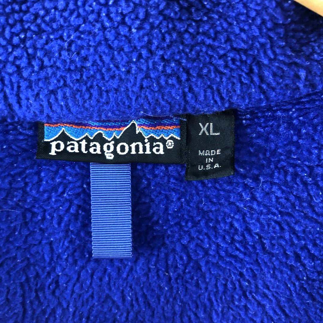 1989 Patagonia 25361F89 Half-Zip Fleece Pullover Made in USA Men's XL Vintage /eaa373988