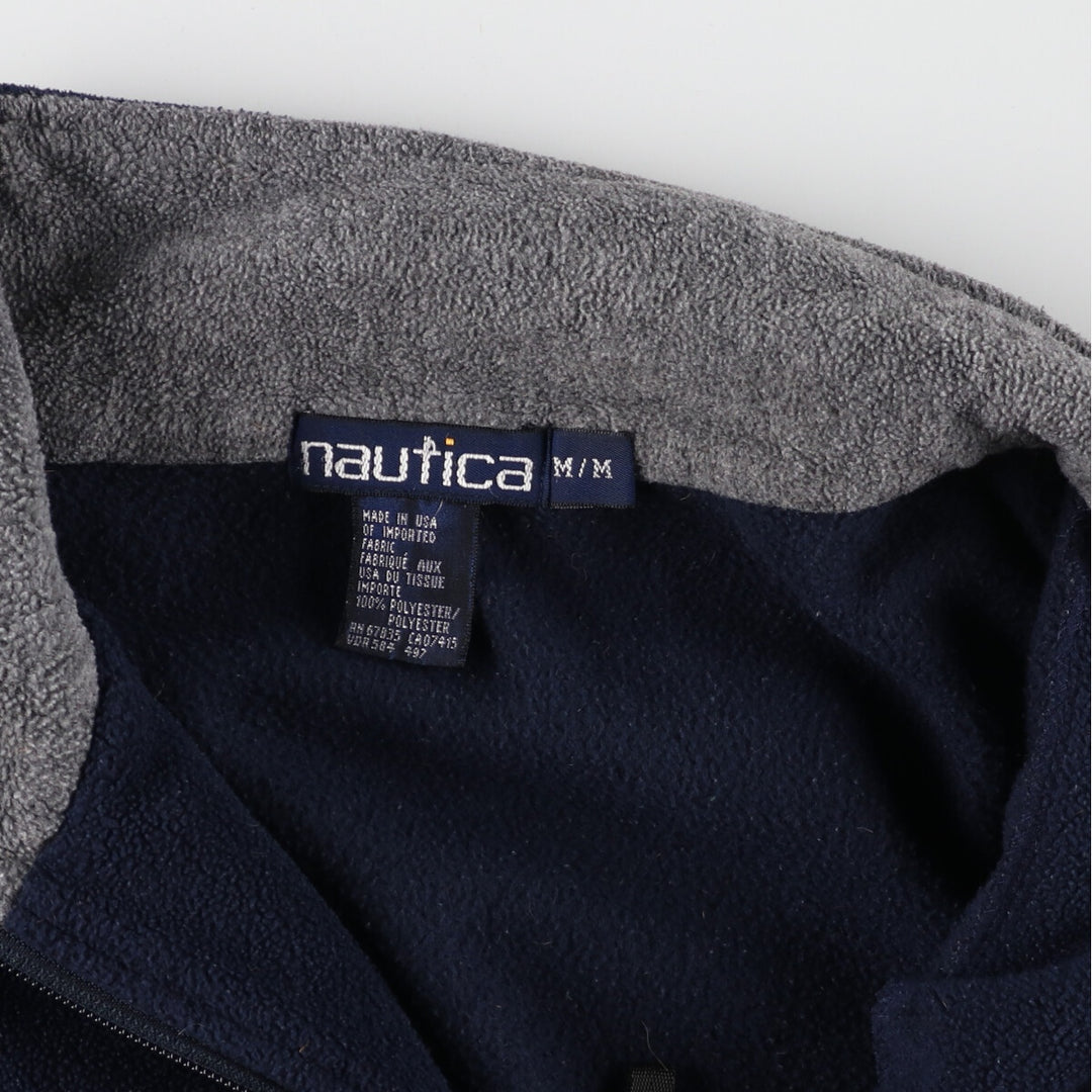 NAUTICA fleece pullover made in USA, men's L /eaa374124