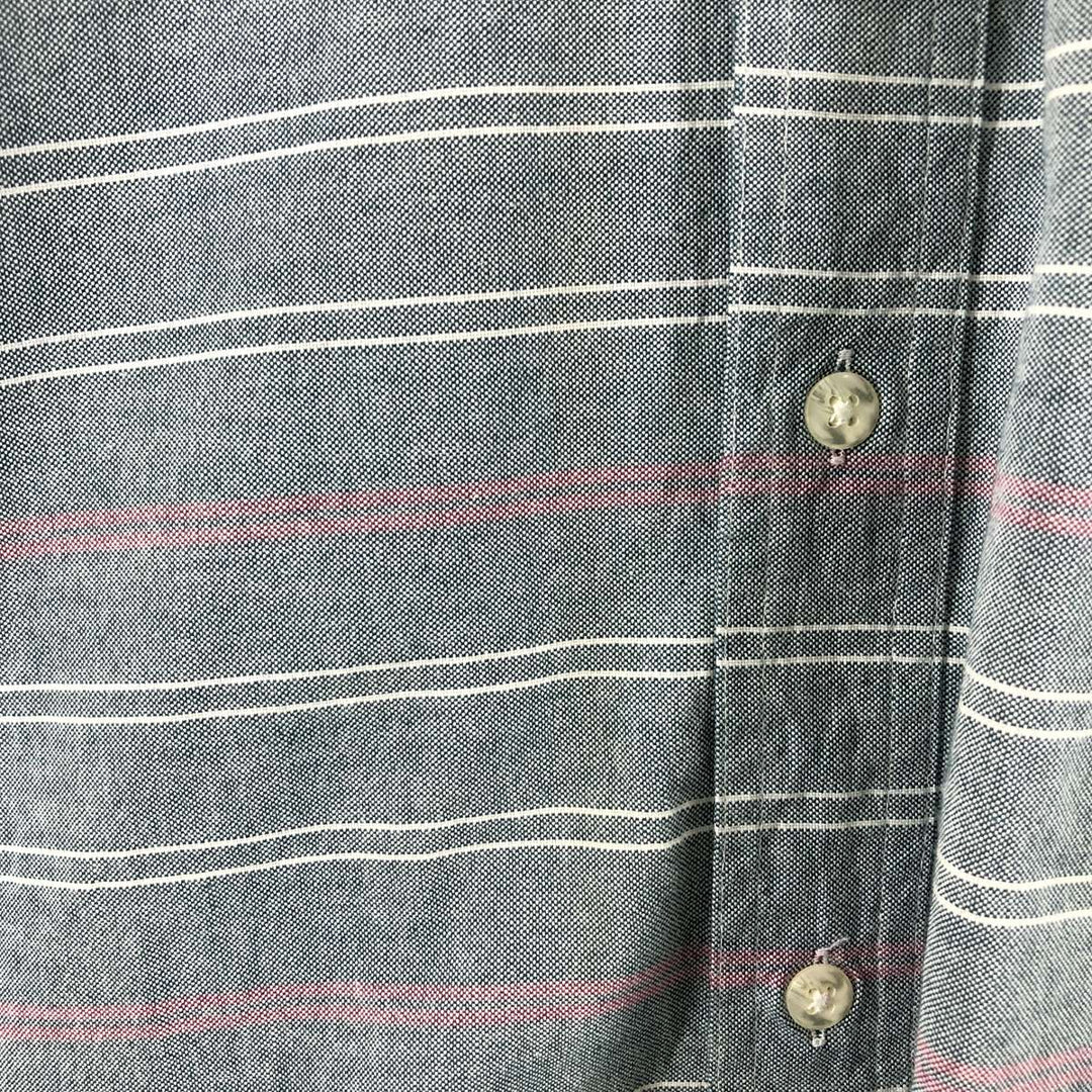 80s-90'S Eddie Bauer Striped Pattern Long Sleeve Button Down Shirt Men's XL Vintage / eaa374605