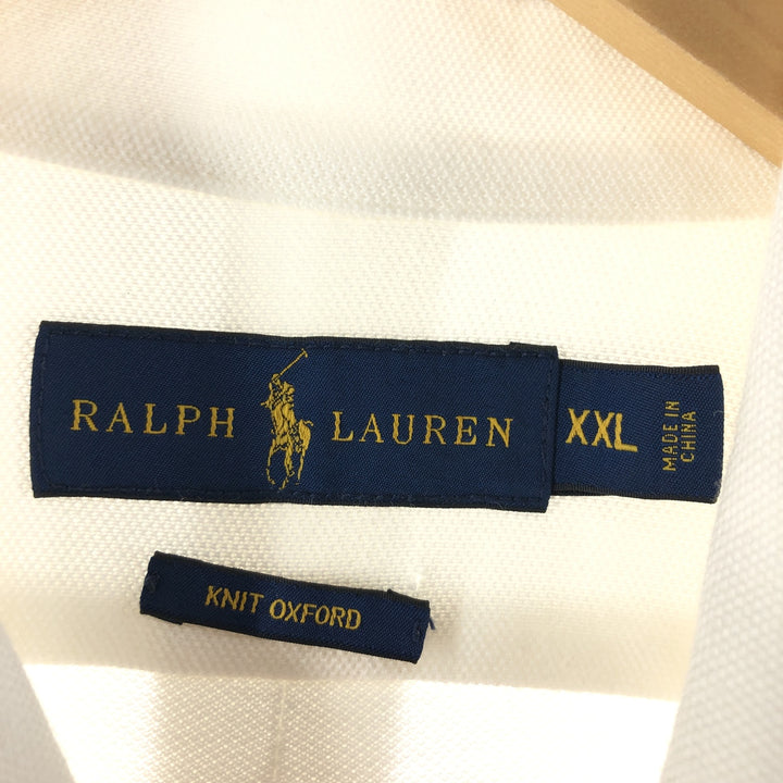 Ralph Lauren RALPH LAUREN KNIT OXFORD Oxford long sleeve button down shirt Men's XXL /eaa374662