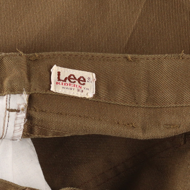 70s~80'S Lee Riders Slacks Pants Men's W34 Vintage /eaa375422