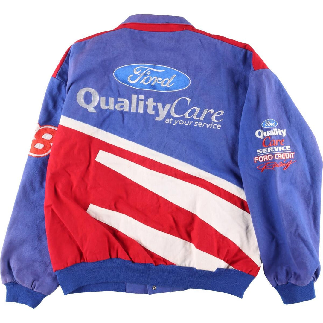 CHASE NASCAR Double-sided Embroidered Racing Jacket Men's XL /eaa375433