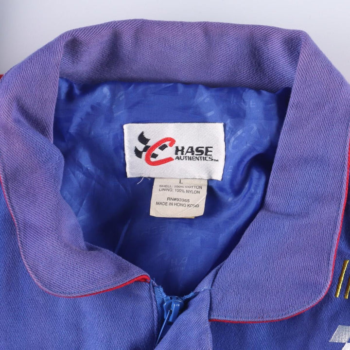CHASE NASCAR Double-sided Embroidered Racing Jacket Men's XL /eaa375433
