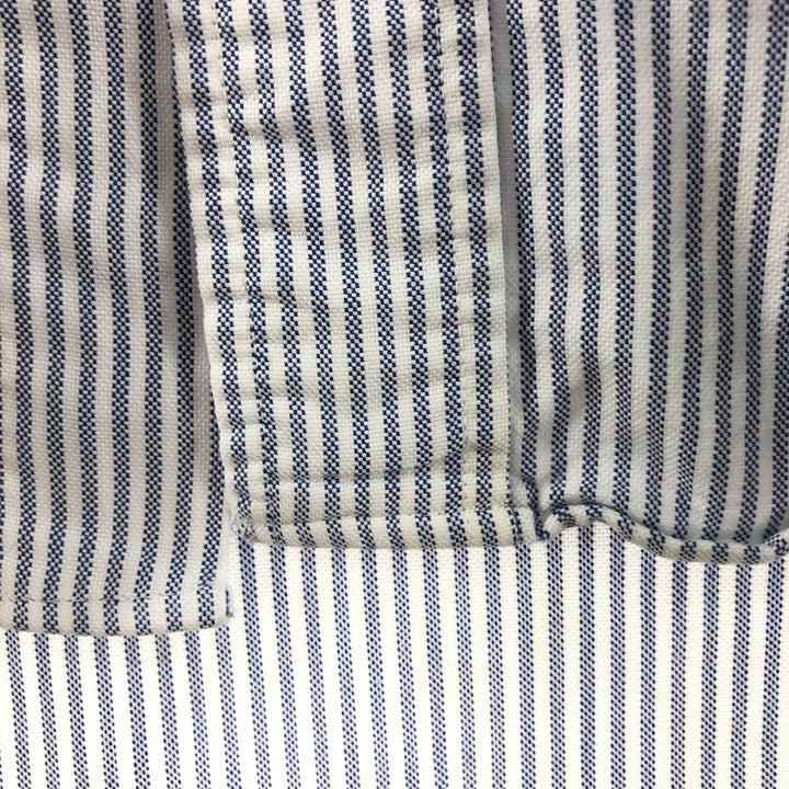 ~90'S Brooks Brothers MAKERS Oxford long sleeve button down striped shirt made in USA men's L vintage /eaa375590