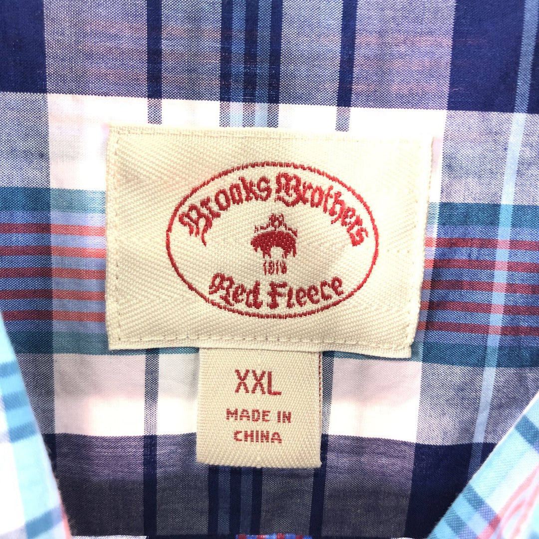 Brooks Brothers RED FLEECE Long Sleeve Button-Down Check Shirt Men's XL /eaa375653