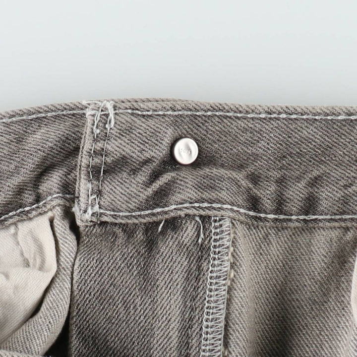 Levi's SILVER TAB Loose Tapered Denim Pants, Men's W37 (approx.) cotton gray type Vintage Second Hand