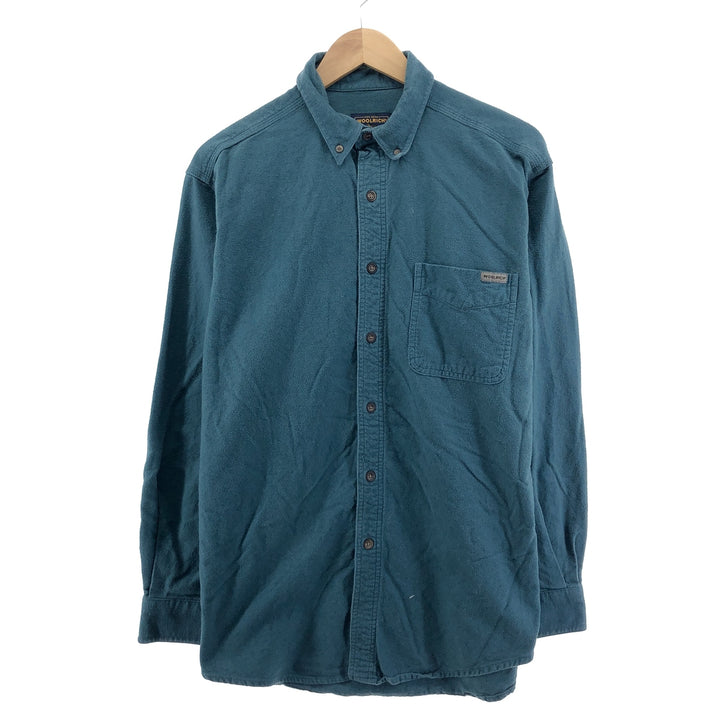 WOOLRICH Long Sleeve Chamois Cloth Shirt Men's L /eaa375813