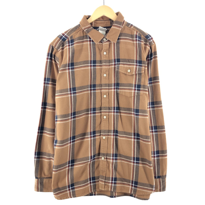 THE NORTH FACE Check Pattern Long Sleeve Flannel Shirt Men's XL /eaa375822