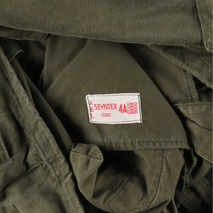 Belgian Army genuine 1980 M-64 military jacket, men's XL, vintage / eaa376029