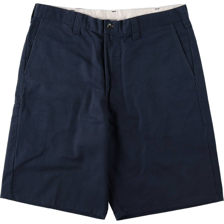 Dickies FLEX Work Shorts, Men's W35 (approx.) polyester navy blue type Vintage Second Hand