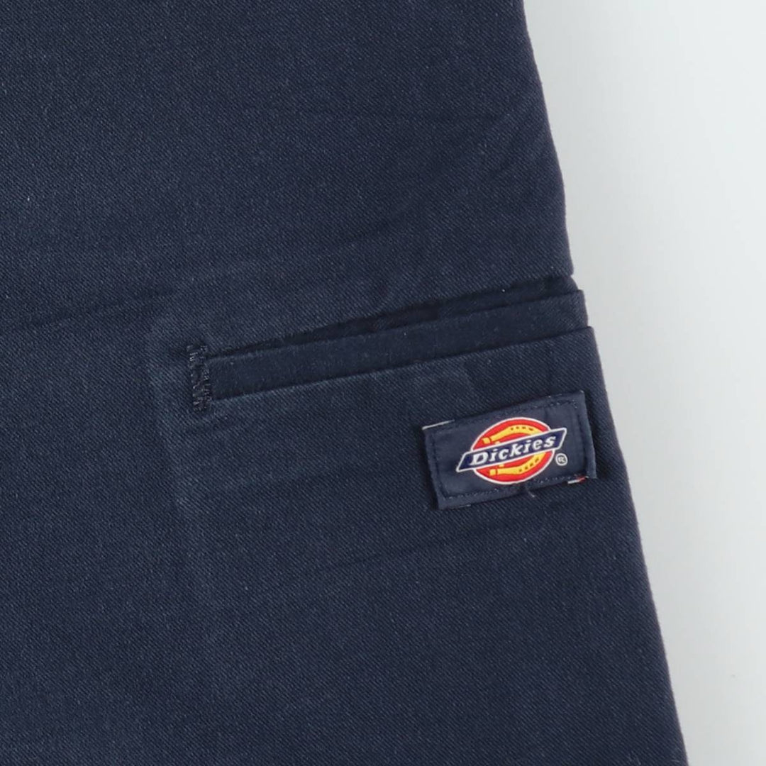 Dickies FLEX Work Shorts, Men's W35 (approx.) polyester navy blue type Vintage Second Hand