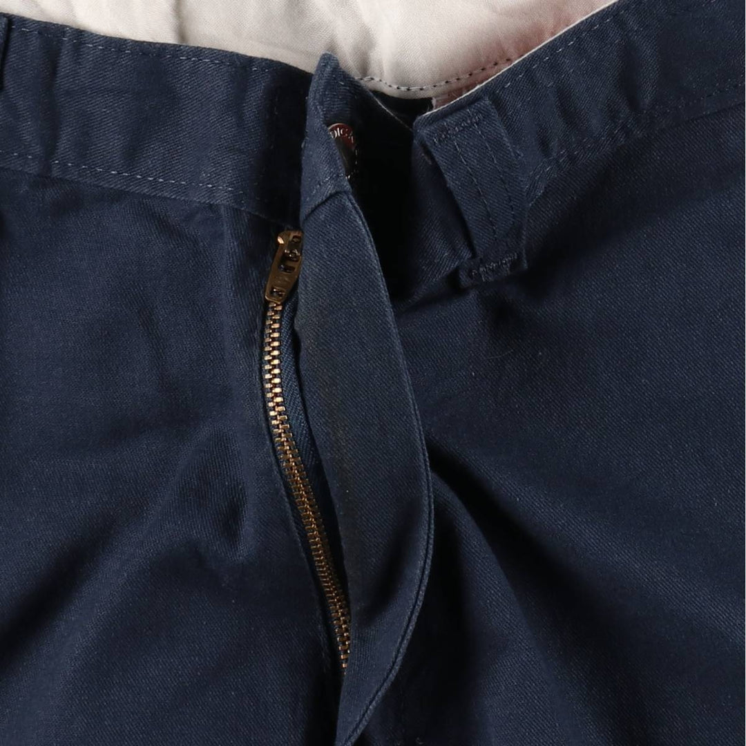 Dickies FLEX Work Shorts, Men's W35 (approx.) polyester navy blue type Vintage Second Hand