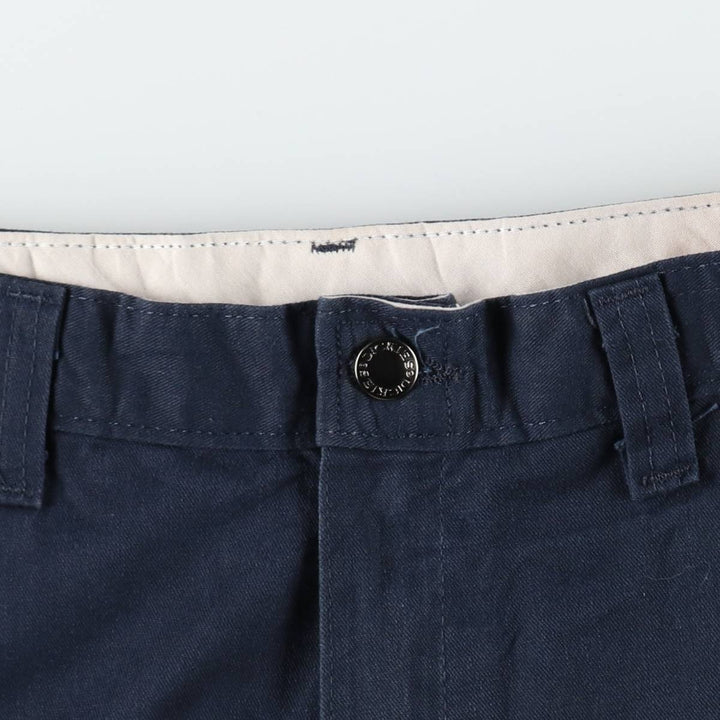 Dickies FLEX Work Shorts, Men's W35 (approx.) polyester navy blue type Vintage Second Hand