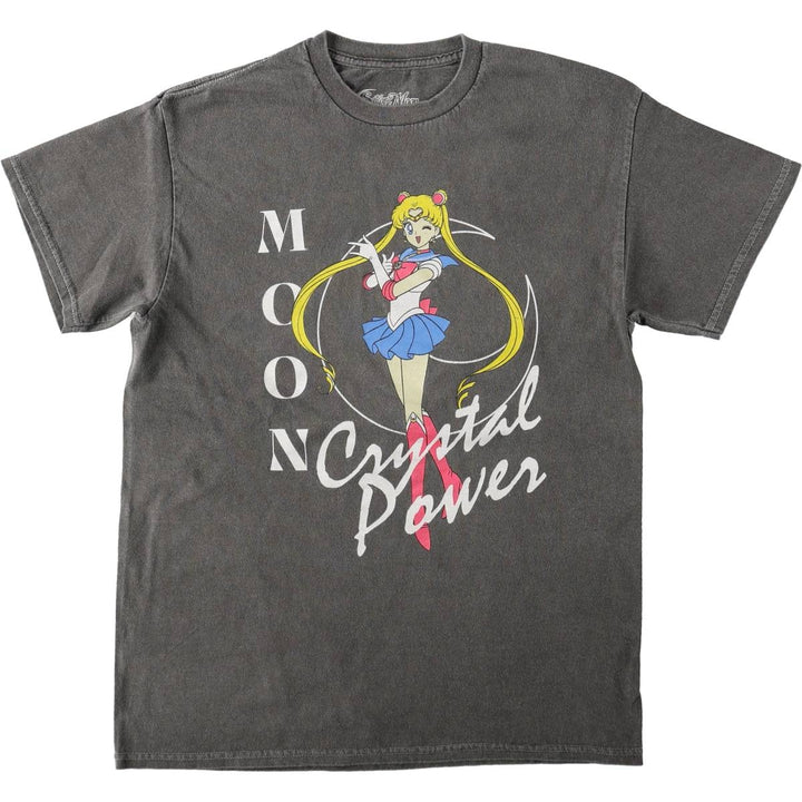 SAILOR MOON Usagi Tsukino Anime Character Print T-Shirt (Men's Size M) cotton Charcoal Vintage Second Hand