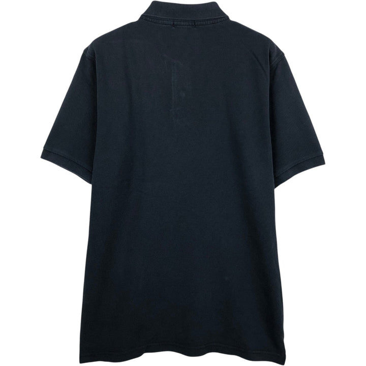 Burberry's London Classic Fit Short-Sleeve Polo Shirt, Men's Size M (approx.) cotton black type Vintage Second Hand