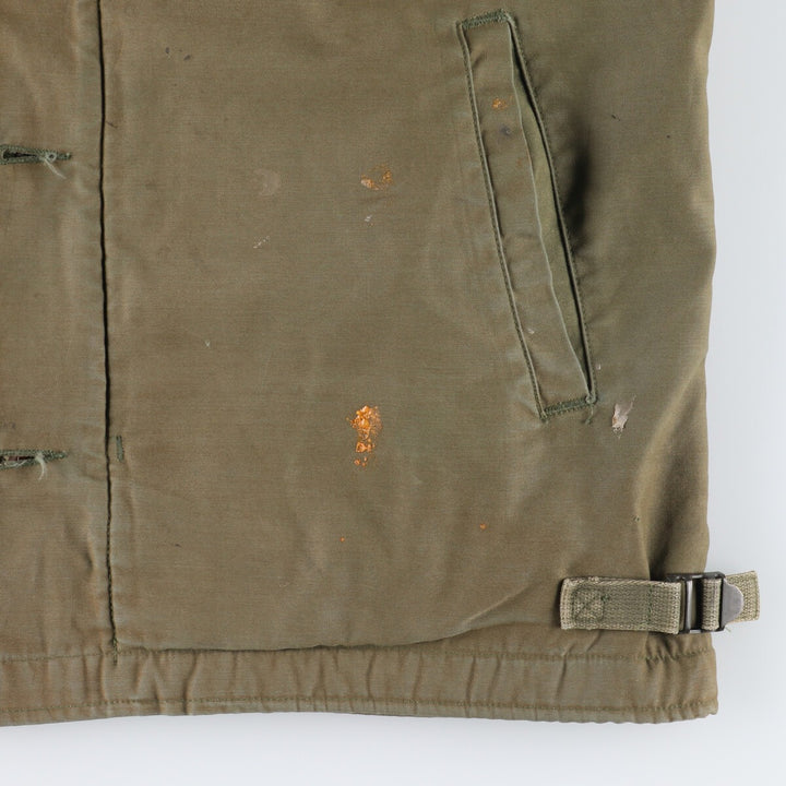1981 delivery, genuine US military A-2 back stenciled military deck jacket, made in USA, MEDIUM (38-40), men's L, vintage /eaa376083